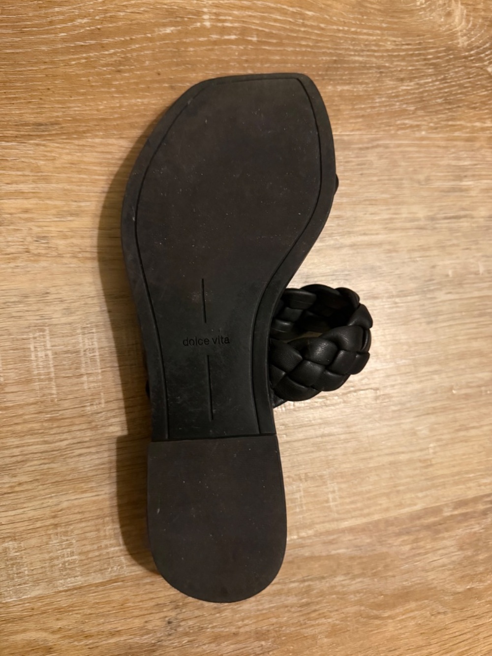 Dolce Vita Braided Slide Sandals Beige | 9 - Picture 4 of 5